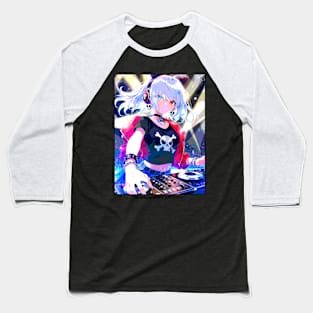 Japanese Anime Girl Streetwear - DJ Baseball T-Shirt